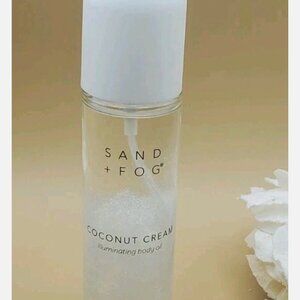 Sand + Fog Coconut Cream illuminating Body Oil 4 fl oz New